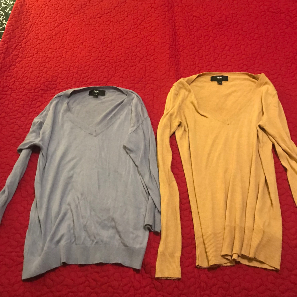 Mossimo 2 Sweater BUNDLE sz XS & S